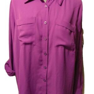 Covington Button-Up Blouse Size 2X